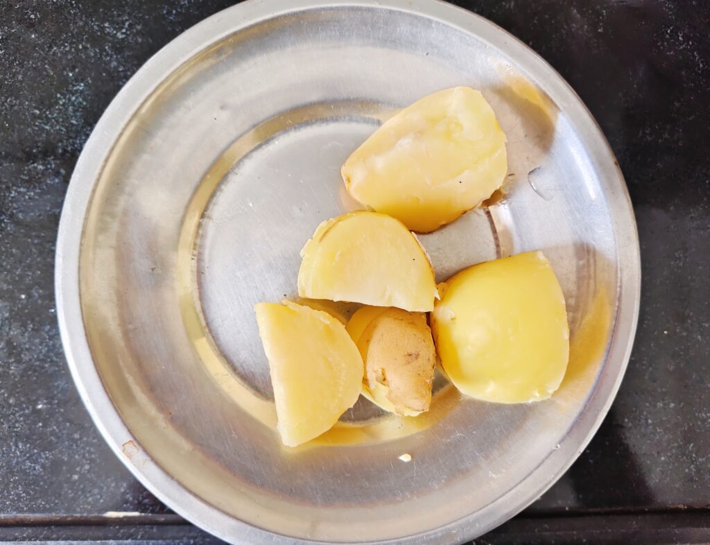 Boiled potatoes