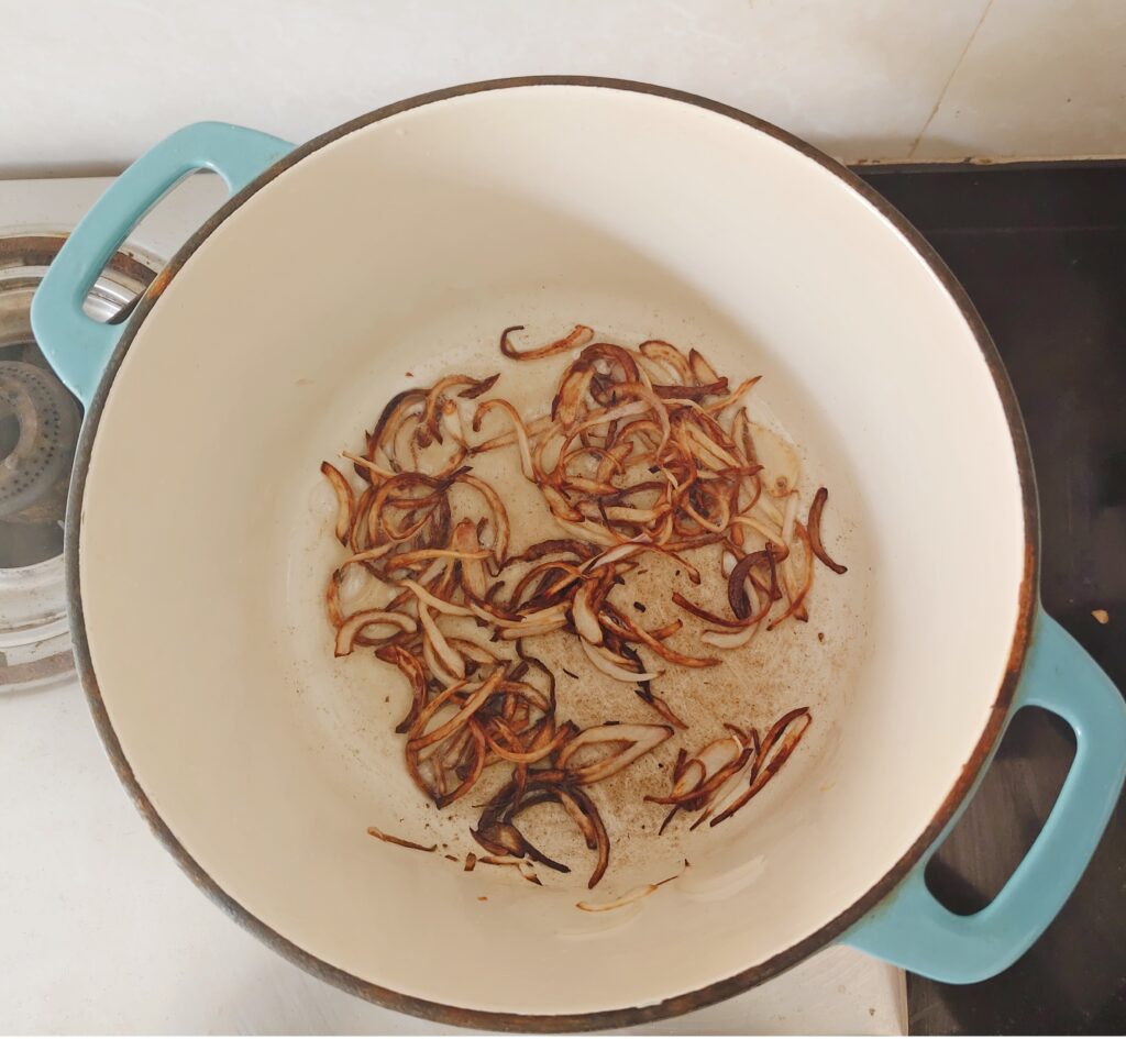Caramalised onions