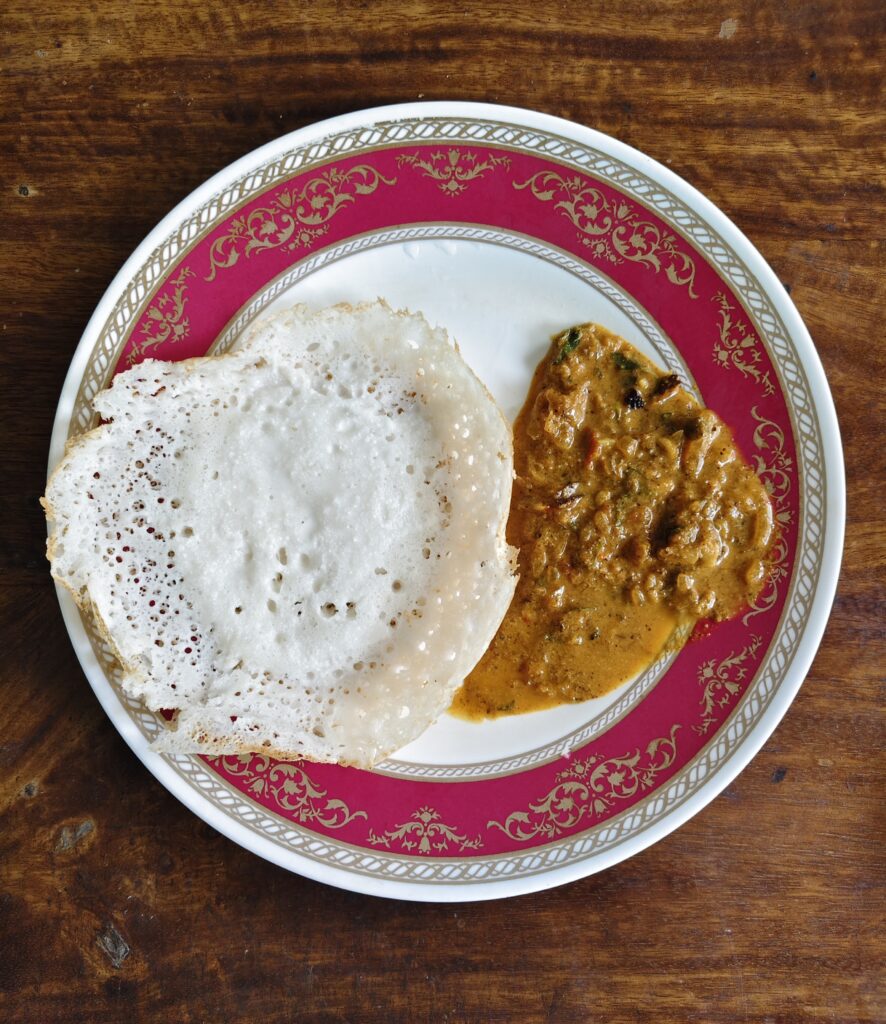 Maasi Sambal with Appam