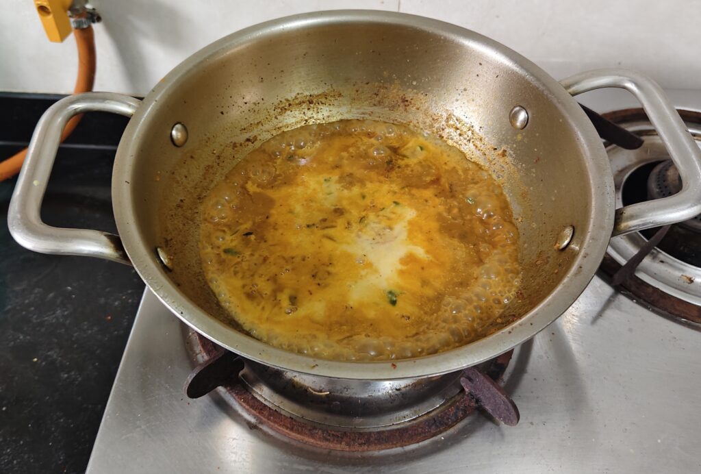 Simmer the mixture