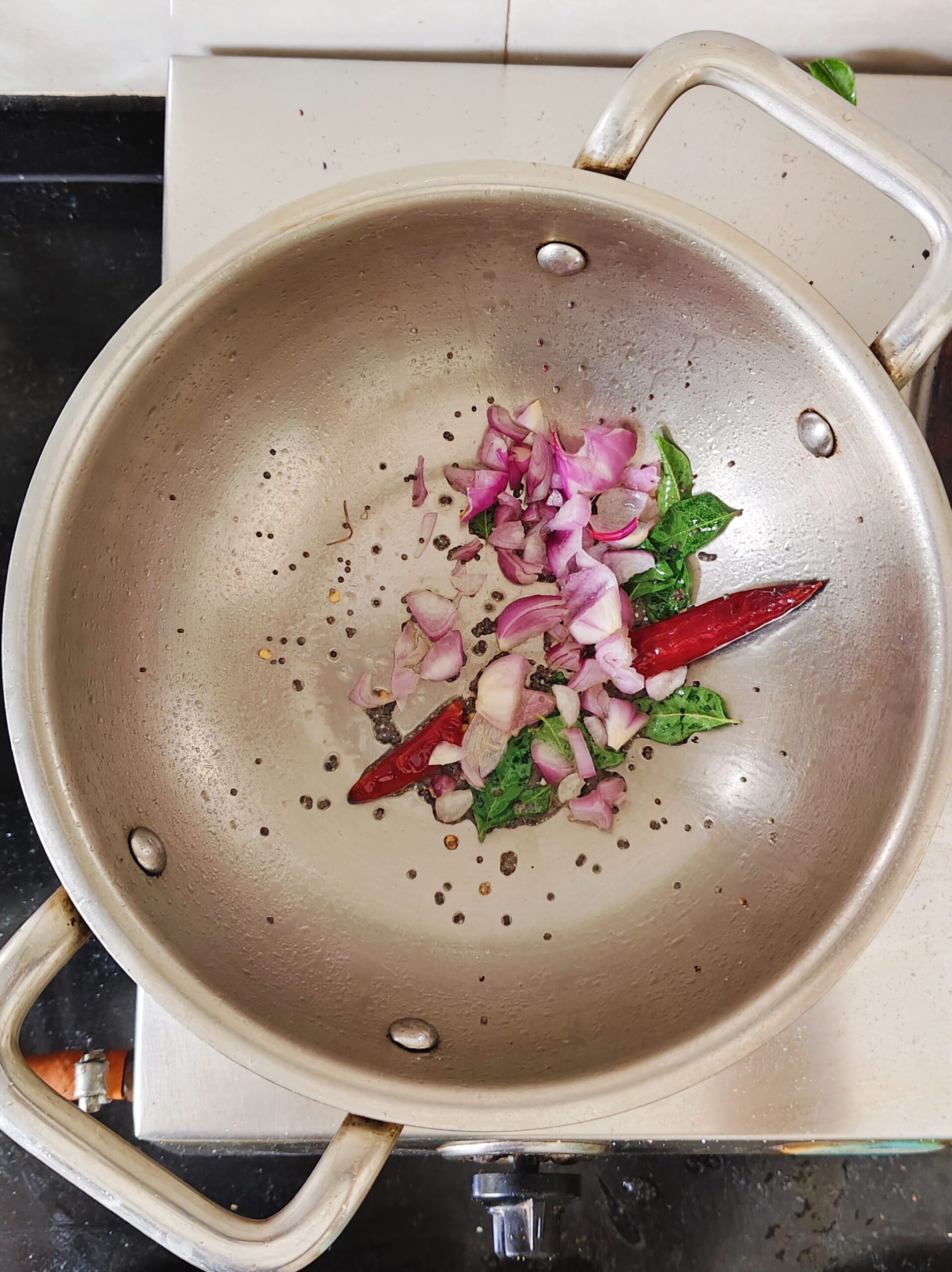 Add red shallots